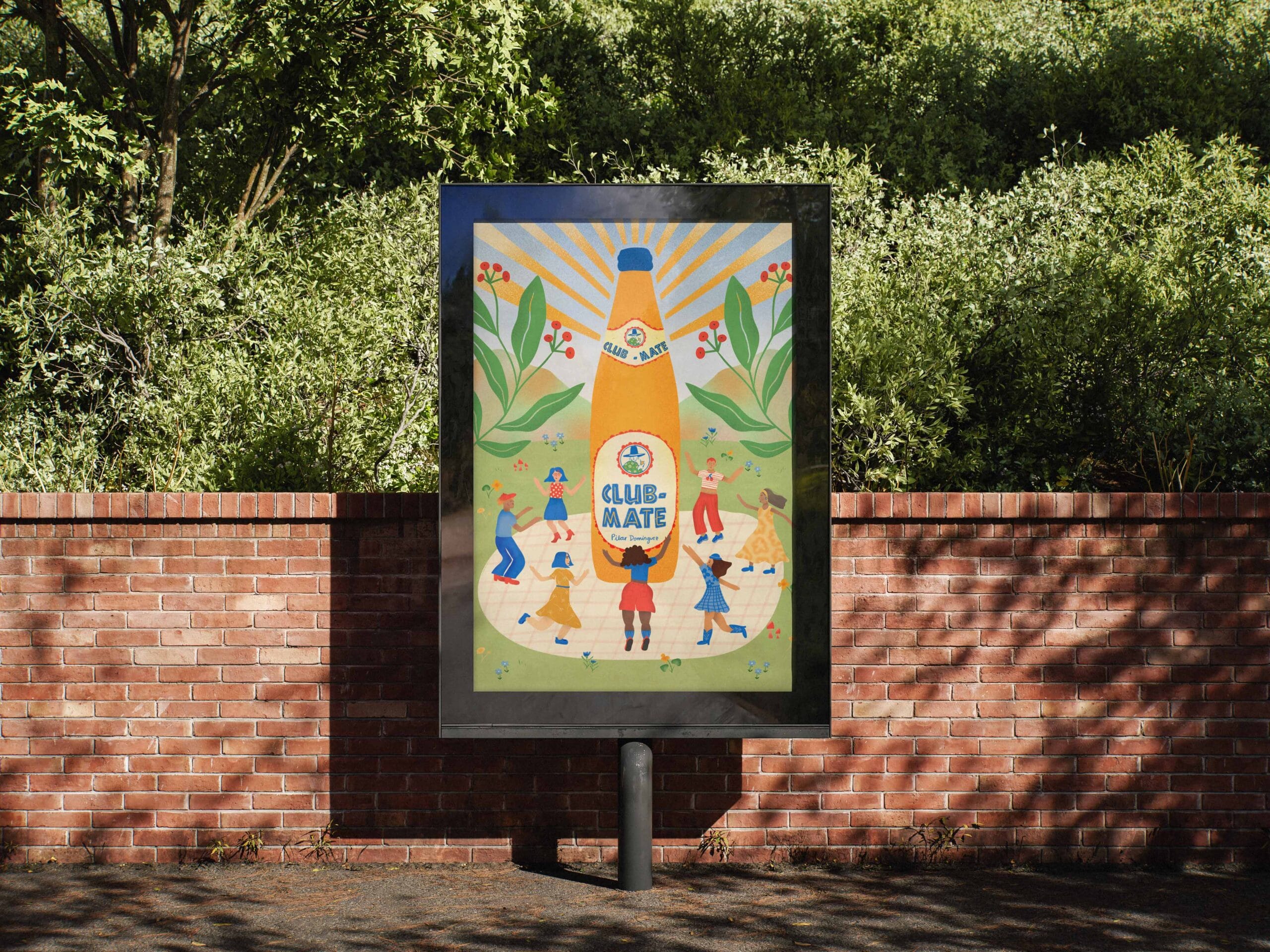 Colaboración ilustrada con Club-Mate